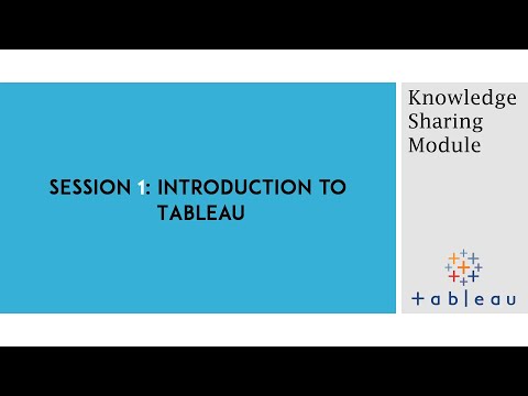 Introduction to Tableau | What - Uses - Products | Tableau Courses