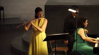Gaubert Madrigal for flute and piano Julie Stewart-Lafin   [Full HD 60 fps 1080p]