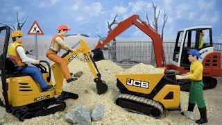 Excavator, Dump Truck Construction Vehicles Toys with Sand | BIBO TOYS