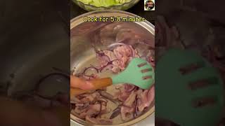 Sautéed Cabbage with Chicken || Ginisang Repolyo na may Manok #shorts