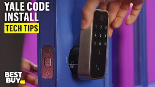 How to Install the Yale Code Keypad Lock – Tech Tips from Best Buy