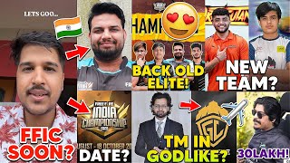 Free Fire eSports is back 🚨 ! FFIC coming soon with 1 Crore prize 🏆 ? Team old elite back ? Good new