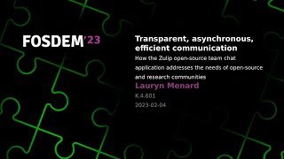 Transparent, asynchronous, efficient communication | Lauryn Menard