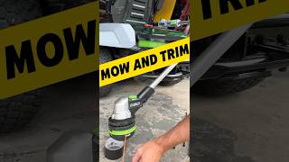 Mow and Trim at the same time! #kitearmy