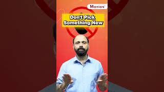 JEE Advanced: Last Minute Strategies!!🔥 | Motion JEE #jee2023 #shorts