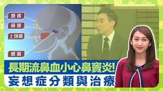 健康360 TVB｜長期流鼻血小心鼻竇炎! 邱騏驄醫生講解徵狀與手術｜幻聽、幻覺可屬妄想症 黃信銘醫生談分類與治療｜中醫診治口角炎｜最強生命線 曾曉婷