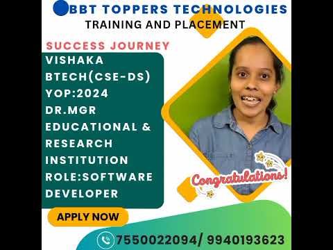 Training and placements in chennai
