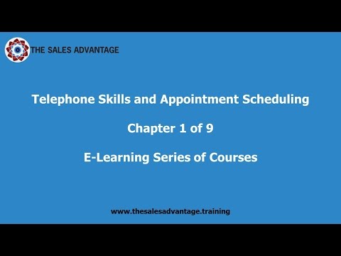 Telephone Skills and Appointment Scheduling Chapter 001