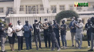 UNILAG Presents #UNILAGNUGA2022 Torch to Lagos State Governor