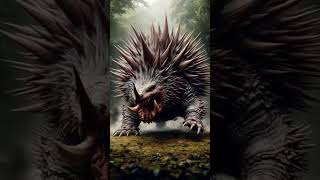 Rhinoceros + Hedgehog =? comment on the box #treadingshorts #treading #animalmix