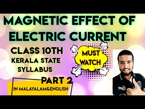 Chapter 2 Physics Magnetic Effect Of Electric Current Class 10th Kerala State Syllabus|Part 2