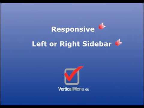 Vertical Menu Free WordPress Theme