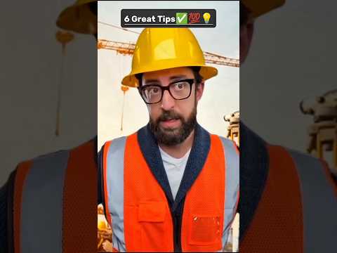 6 Great Tips✅#engineering #diy #greattips #adamrose #tricks #tips #excavator #comedy #vairalshort