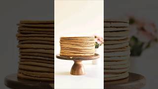 Ukrainian Honey Cake. Would you try it? #honeycake #medovik  #cake #bakery