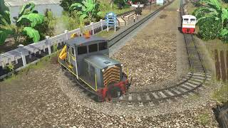 When the Train Reaches the End of the Train Track | Turn back
