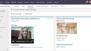Linking to Folders, Past Lessons, Resources on itslearning