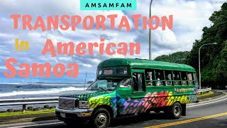 TRANSPORTATION in AMERICAN SAMOA | COST of LIVING | Aiga Buses, Taxis, Rentals, Buying, or Shipping
