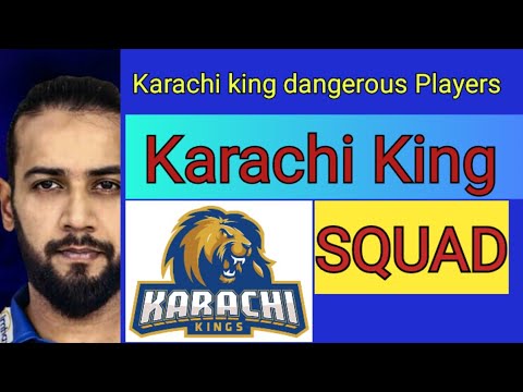 Karachi king Squad for PSL 2023 || Pakistan Super League 2023 Karachi king Squad