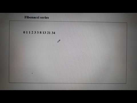 Fibonacci series with explanation in c programming language | Naima Choudhary