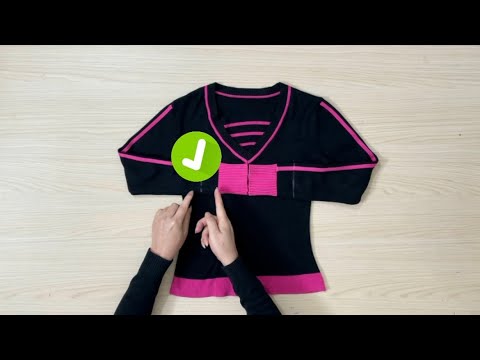 Shorten the sleeves of sports shirts. Simple - Save money.