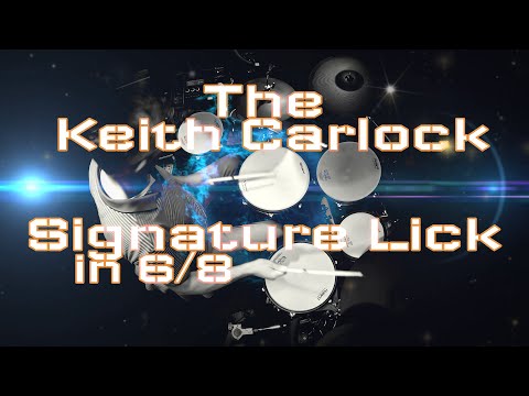 PART 5 THE KEITH CARLOCK SIGNATURE LICK IN 6/8 bpm 160. Based on Rob Brown's Gospel Shed.