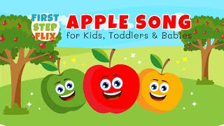 Apple Song 🍎 | Nursery Rhymes for Kids |  English Songs with Lyrics