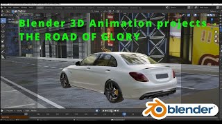 Blender 3D animation projects. THE ROAD OF GLORY 3D animation projects  with source file blender.