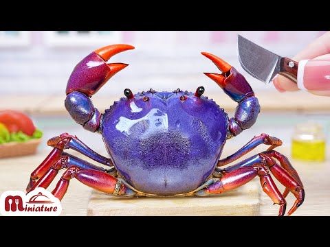 SO CRISPY!!! Amazing Miniature Deep Fried Crab Claws Recipe | ASMR Cooking Mini Food