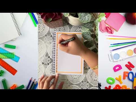 Easy Border Design For Front Page | School Project | Assignment | Journal |Project #frontpagedesign