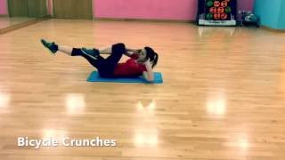 Bicycle Crunches - Snow Ready Fitness Programme