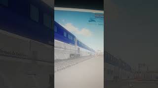 Amtrak NPCU 90215 Arrives And Departs A774 out of Santa Ana. #amtrak #roblox #santaana