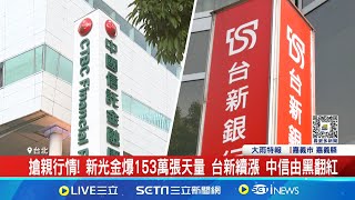 搶親! 中信金遞件併購書 金管會證實收到申請 台新.中信金併購戰續攻防! 專家憂:中信金恐一石二鳥│記者 劉馥慈 張庭翔│【新聞一把抓】20240826│三立新聞台