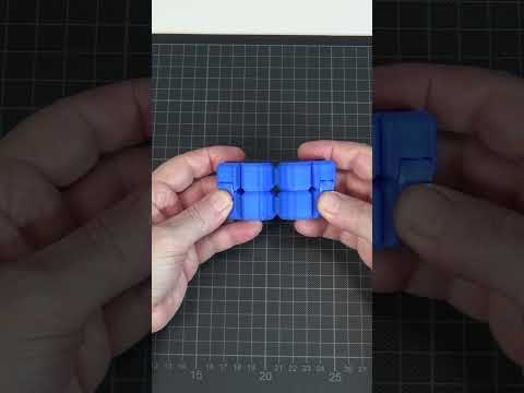 Infinity Cube print in place #3dprinting #timelapse #print in place