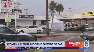 Woman shot, killed outside Hawthorne bar