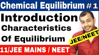 Class 11 chapter 7 | Equilibrium | Chemical Equilibrium 01 : Introduction | IIT JEE MAINS / NEET