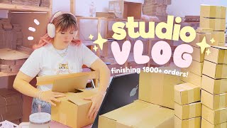 Completing 1,800+ Orders for our small biz & Saying Goodbye to This Era 🕊️ DOWNSIZING DIARIES ep.7