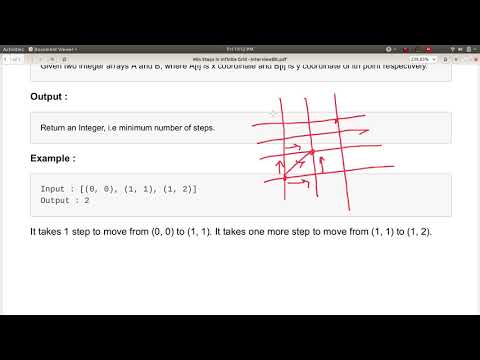 1 - Minimum no of steps in Infinite Grid (InterviewBit)
