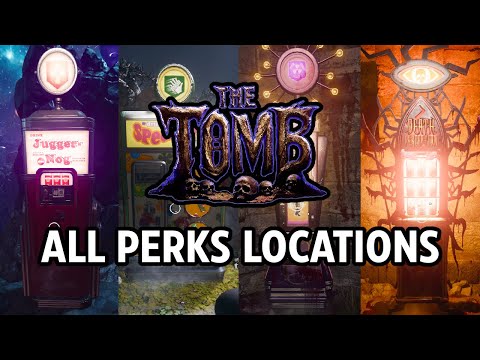 All PERKS Locations on THE TOMB - Black Ops 6 Zombies