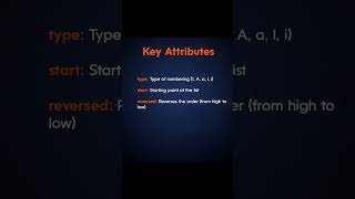 Html Lists and Tables Tags.......❤️Part......5...Follow for More#html #htmlcss #js #randomcode22