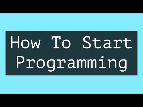 How To Start Programming
