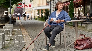 The Skull Cane made by GC-Artis Creative Workshop