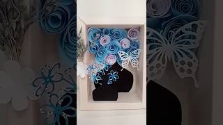 FLOWER BOX(CAIXA FLORAL) da Paz #flowers #flowerbox #caixafloral #papelariacriativa #papelachic