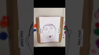 Feeding the boxman #finemotorskillsactivities #earlychildhooddevelopment #occupationaltherapy