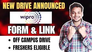 Announced! Wipro Hiring 2025/2024/2023 Batch | OFF Campus Drive | Freshers | Wipro Hiring Freshers
