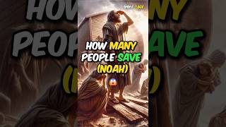 Surprising Facts About the 8 People on Noah's Ark 🤔? #Bible #shorts