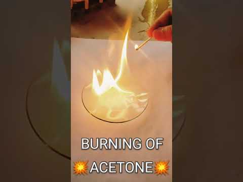 Acetone explosion
