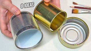 8 Awesome tin can decor ideas, ideas that will win your heart, tin can crafts, Diy tin can decor