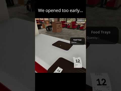 Fast Food Simulator - I accidentally opened the store too early - Day 54 of 365