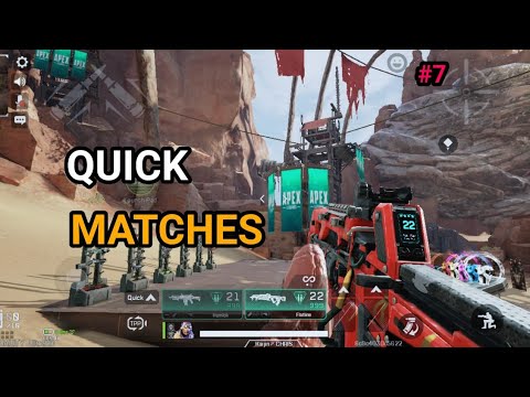 Apex Legends Mobile ....Trying out the QUICK MATCHES