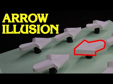 Dancing Right Arrow Optical Illusion